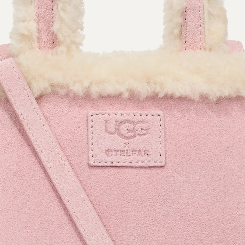 RARE pink ugg x telfar shearling bag - Picture 4 of 6
